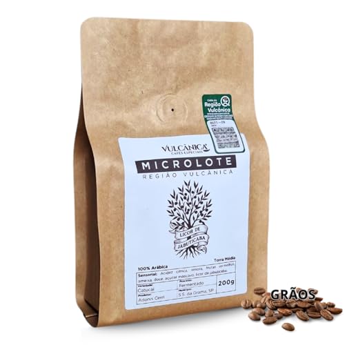 Café Especial Fermentado Microlote Licor de Jabuticaba em Grãos 200g - Região Vulcânica