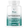 Vinco Nattokinase 120 Capsules - 4000 FU - 200mg - High Strength Japanese Natto - Supports Heart Health & Circulation - Non-GMO & Gluten Free - Made in The UK
