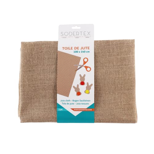 Sodertex Jute-Stoff, natürlich, Standard Cover