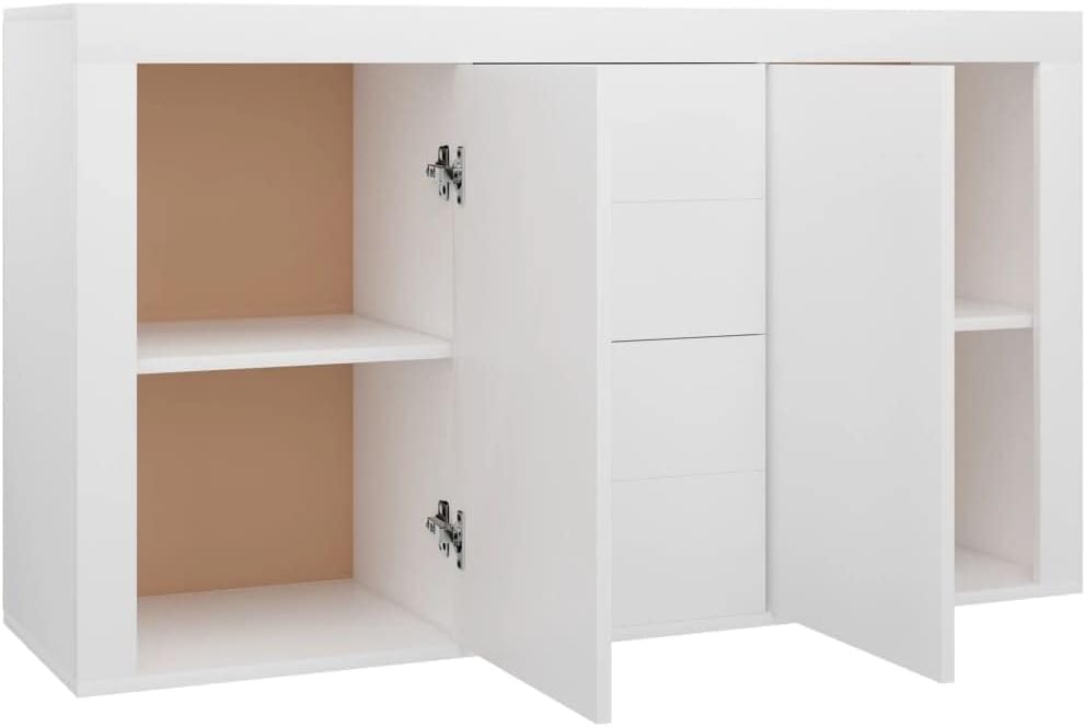 Buffets and Sideboards Cabinet with Storage Home Modern Decorwhite 47.2"x14.2"x27.2" Chipboard (Color : White, Size : 47.2" x 14. 2" x 27. 2") (White 47.2" x 14. 2" x 27. 2")