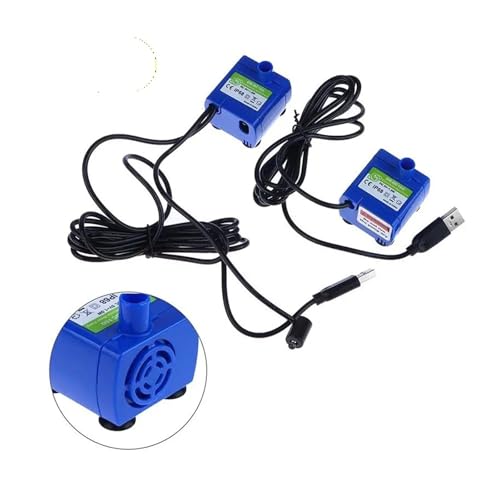 Bomba de agua con luz LED para fuente de gatos miniatura 3