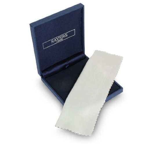 jewellerybox Sayers London Gemelli con Segnalibro Rotondo in Argento 925