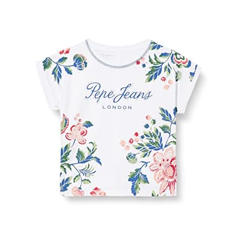 Pepe Jeans Girl's Floral Fit and Flare Dress Cover