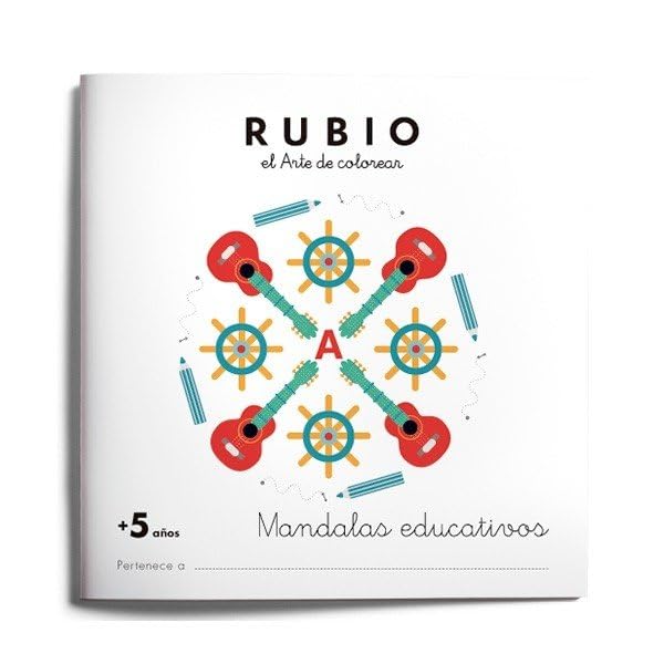Mandala educativo 3 RUBIO | +5 años