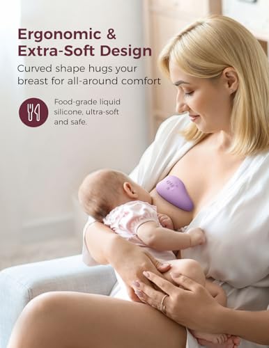 Image of Momcozy A1Pro Lactation Massager, Deep Vibration & Rapid Heating for Clog Relief & Efficient Pumping, Breastfeeding Essentials with Memory Function & Fast Charging, for Postpartum Mom,Lilac