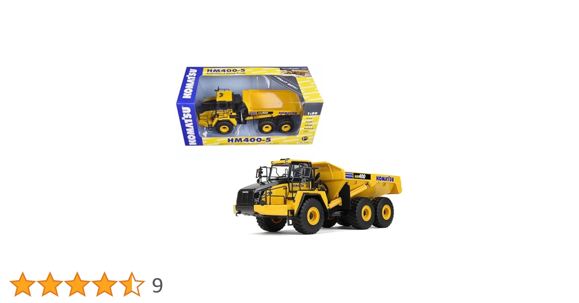 Amazon | ファーストギア 1/50 コマツ HM400-5 連結式トラック
