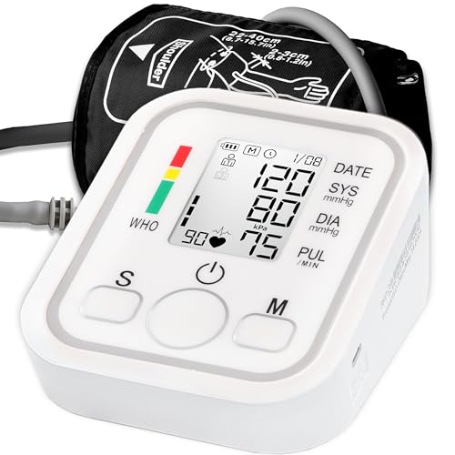 Blood Pressure Monitor, Blood Pressure Machine - UK CE Certified, BIHS Approved, Standard Blood Pressure Monitor for Home Use, Upper Arm Blood Pressure Machine