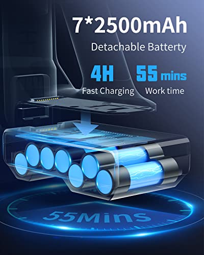 Honiture Cordless Vacuum Cleaner 400W 33000Pa Stick Vacuum With Touch Screen 55Min Runtime Battery Handheld Vacuum Lightweight Powerful Cordless Stick Vacuum For Hardwood Floors,Carpets,Pet Hair S12 #TOP3