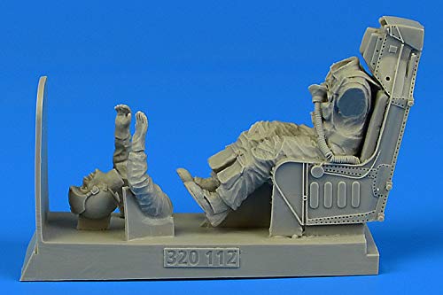 Siège d'éjection avec pilote Skyhawk 1/32 Aero Bonus AB-320112, finesse de moulage en résine