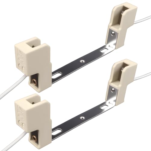 NUDVMUCH Portalampada R7s 118 mm ceramica per lampade lineari 2 pezzi con attacco universale per dimmer J118 per LED alogeni