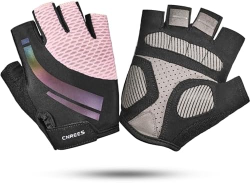 Kids Cycling Gloves for Boys Girls Half Finger Breathable Non-Sli...