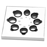 Mingtawn Größen-Set Smart Ring, Kunststoff, Aquamarin