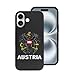 Coat of Arms of Austria Flag Austrian Emblem Case Compatible with iPhone 17 Drop Protection Shockproof Anti Fingerprint Funny Novelty Phone Cover Slim Fit Silicone Black