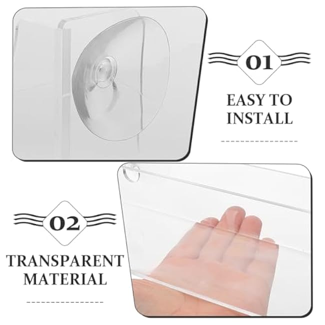 Suction Cup Refrigerator Rack Kitchen Organizer for Spice and Beverage Storage Strong Suction Design Versatile Use Fridge Microwave and Washer