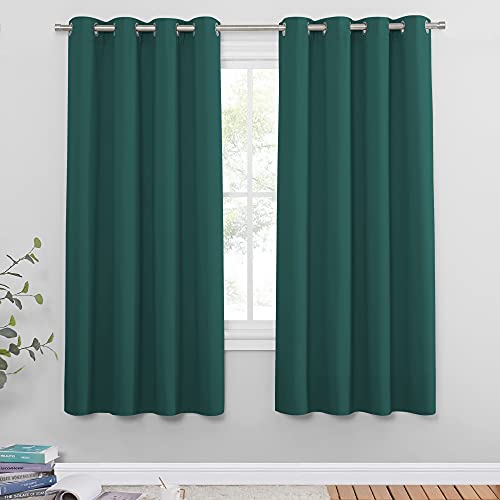 PONY DANCE Dark Green Thermal Insulated Curtains - Image 2