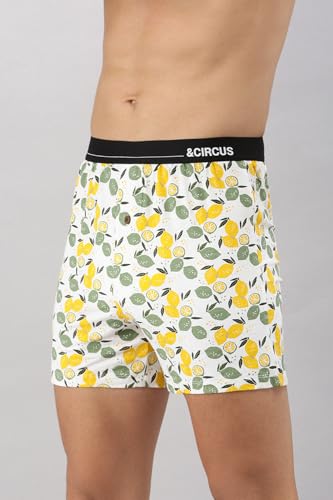 Image of &Circus Men's Puresoft Beechwood Modal Boxers | Ultra Soft Elastane Stretch Mens Breathable Boxer Innerwear Men