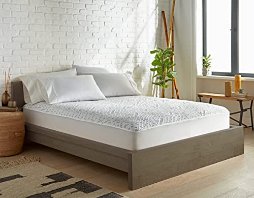 King Mattress Protector by PURE BAMBOO, Waterproof, Charcoal Fiber - Viscose Derived from Bamboo...