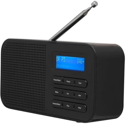 Denver DAB-42 DAB+ Digitalradio, Schwarz