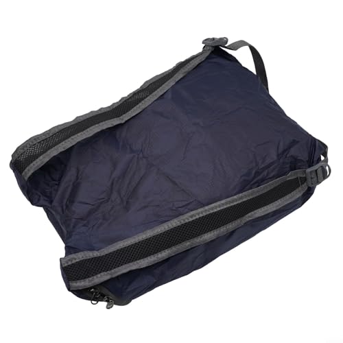 Niceminiwall Mochila de senderismo plegable impermeable de 10 L, ligera, plegable, para camping, senderismo y deportes al aire libre, con tela transpirable resistente al desgarro y (azul marino)