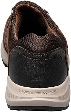 Nunn Bush Men's Excursion Waterproof Moccasin Toe Oxford Lace Up with KORE Comfort Technology, Brown Crazy Horse, 14 | Image 3