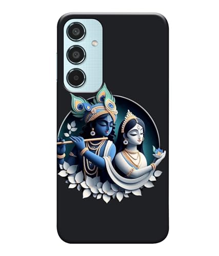 Image of Lord Radha Krishna Printed Hard Back Case Cover Compatible for Samsung Galaxy M35 5G | Samsung M35 5G (Multicolor) - D1666