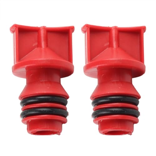 Samuliy Respirador de compresor de aire, boquilla de respiración de rosca macho de 17 mm, accesorios de bomba de aire ligeros, color rojo, proporcionan protección para compresores de aire