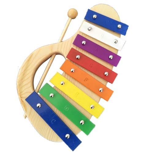 Glockenspiel Eight-Tone Aluminum Plate Color Glockenspiel Xylophone Percussion Instrument