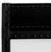 StoreSMART® - Magnetic Rigid-Vinyl Sewn Pocket - Black - 9 x 12 inches - 25-Pack - Open on The Short Side - for Refrigerator or Locker - T85726SBKM-25