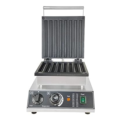 ZOLPINL Kommerzieller spanischer Churro-Maker, elektrisches Waffeleisen zur Herstellung von 8 spanischen Churros, für den Heim- und Restaurantgebrauch, 1500 W – Bild 6