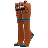 Bioworld Scooby Doo Cartoon Character Knee High Socks for Women