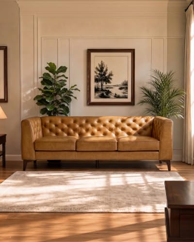 Waxed Full Grain Leather Sofa