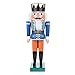 Produktbild Nussknacker Figur König blau-orange von DREGENO SEIFFEN 36 cm  Original erzgebirgische Handarbeit, stimmungsvolle Weihnachts-Dekoration