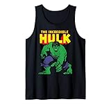 Marvel Vintage Incredible Hulk Action Pose Portrait Tank Top