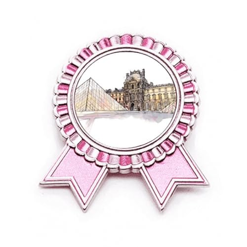 Pin du Louvre Paris pour veste en jean insigne souvenir de voyage