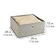WENKO Schubladenorganizer Balance 2er Set - 2er Set, Aufbewahrungsboxen für Schubfächer, Polypropylen, 28 x 13 x 28 cm, Taupe