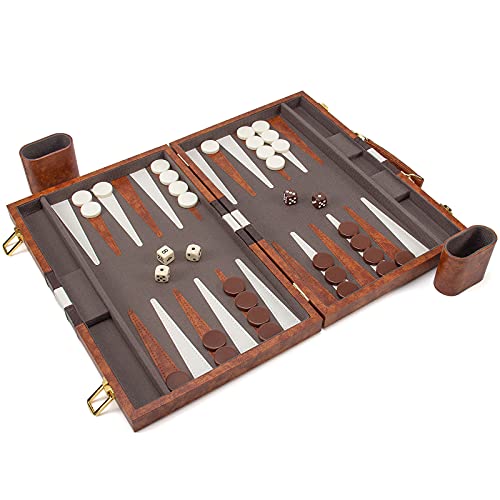 Amerous 19142 Backgammon Set, 15 Inches Classic Board Game thumb #2