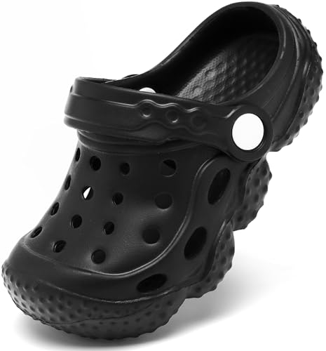 Image of ChayChax Kid's Garden Clogs Cute Slides Sandals Toddlers Beach Pool Shower Shoes with Non-Slip Sole