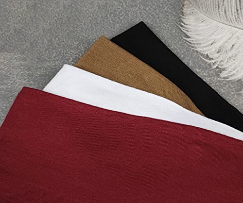 Foto von Stirnbänder Damen Frauen Haarreifen Breite Boho Knot Yoga Sport Haarbänder Elastische Haarschmuck Mehrfarbig Weiche Turbane