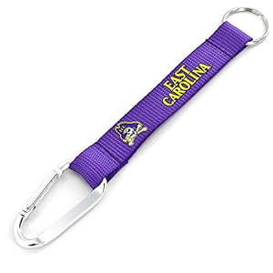 NCAA East Carolina Pirates Carabiner Lanyard Keychain