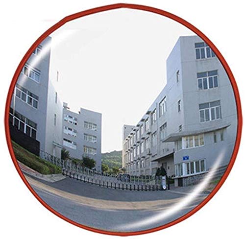 Miroir de sécurité convexe 45 cm pour sortie de garage et rue