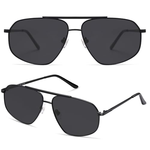 Image of SOJOS Retro Hexagon Aviator Sunglasses for Women Men Trendy Vintage UV400 Protection Shades SJ1200