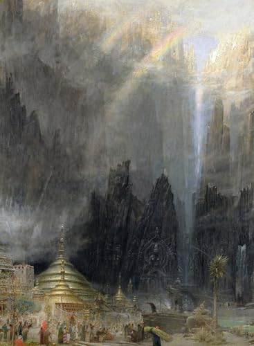 Peinture abstraite pour mur vide chambre tableau moderne Albert Goodwin classique 60x90cm