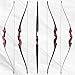 oubert 60 Inch Archery Longbows 20-60 Lbs Take Down Bow Right Hand Bow Set with Stringer Tool Long Bow for Hunting and Target Practice (35LBS)