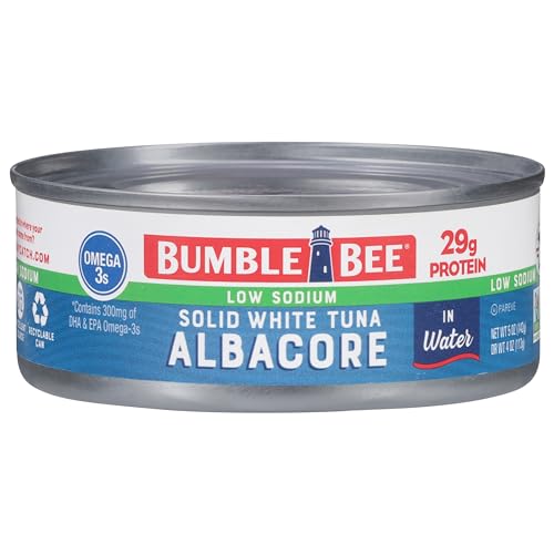 Bumble Bee Low Sodium Solid White Albacore Tuna in Water, 5 oz