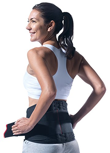 Buste orthopédique lombaire DONJOY POROSTRAP Taille L Tour de taille 98-116 cm H 21 cm - Code 82-0227-4