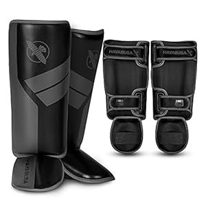 Hayabusa-S4-Kids-Shin-Guards-Muay-Thai-MMA-Kickboxing-Martial-Arts Hayabusa S4 Kids Shin Guards, Muay Thai, MMA, Kickboxing, Martial Arts - Black, Large/X-Large