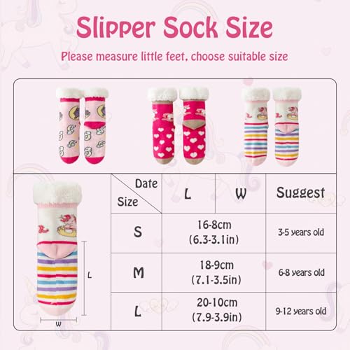 Caudblor 3 Pair Slipper Sock For Kids4