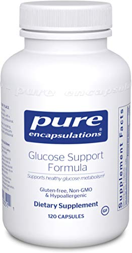 Pure Encapsulations - Glucose Support Formula - Hypoallergenic Supplement Supports Healthy Pancreas Function and Glucose Metabolism - 120 Capsules