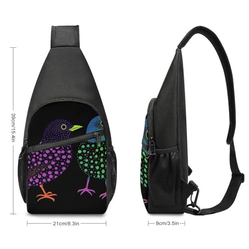 Mochila tipo bandolera deportiva para día Animal Shapes miniatura 2