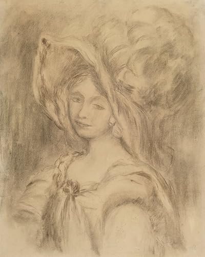 Tableaux graffiti art mural Mme Dieterle Renoir impression poster 60x90cm